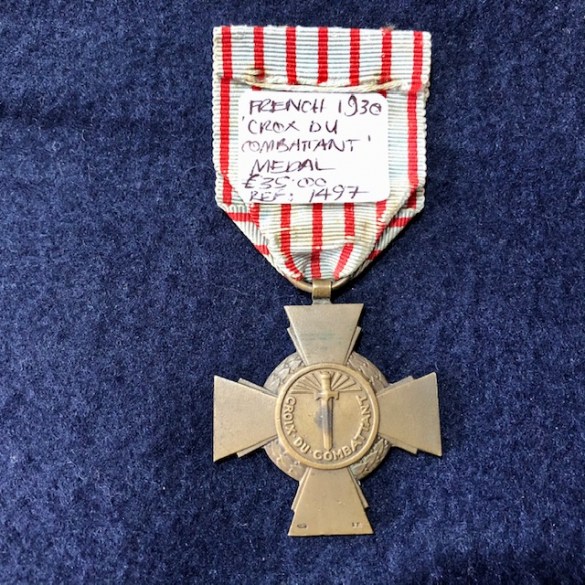 French Croix Du Combattant Medal 29